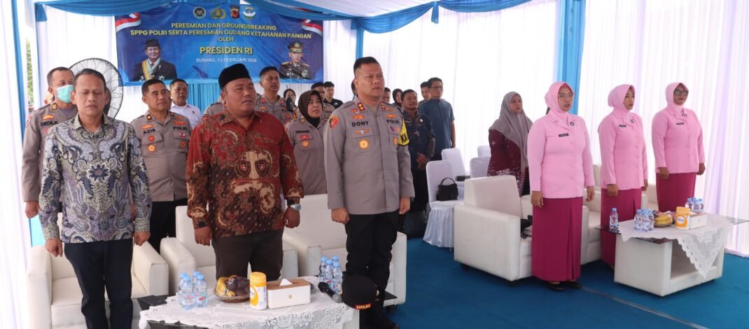 Presiden RI Pimpin Peresmian dan Groundbreaking 1.179 SPPG Serta 18 Gedung Ketahanan Pangan Polri Secara Daring, Polres Subang dipusatkan di Desa Kedawung Pabuaran