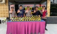 Jelang Ramadan, Polsek Cipeundeuy Gencar Razia, Kali Ini Sita 73 Botol Miras