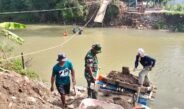 Progres Jembatan Gantung Garuda Terus Dikebut, Kodim 0605/Subang Perkuat Sinergi, Warga : Jembatan Ini Sangat Dinantikan Warga