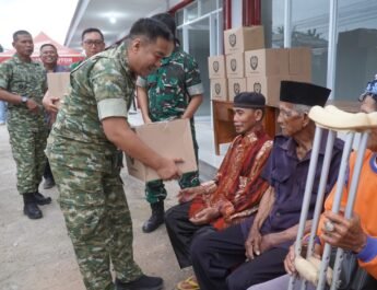 KDKMP Rampung 100%, Kodim 0605/Subang Dorong UMKM Desa Lewat Bazar Ramadan dan Santunan Sosial