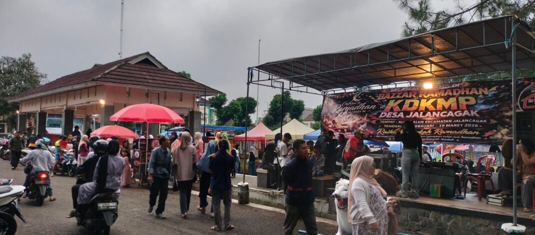 Dukung UMKM, KDKMP Desa Jalancagak Gelar Bazzar Ramadhan