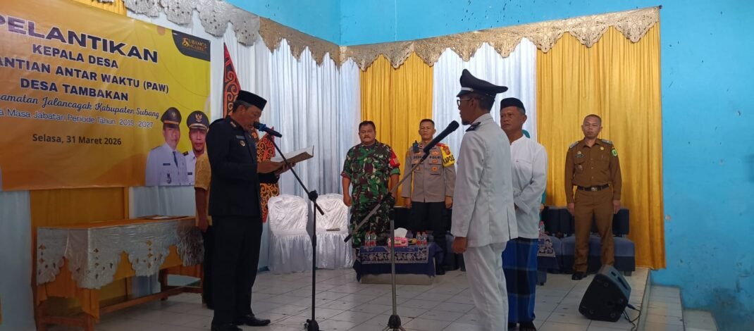 Dilantik Jadi Kades PAW Tambakan, Kang Asep Fokus “Beberesih”