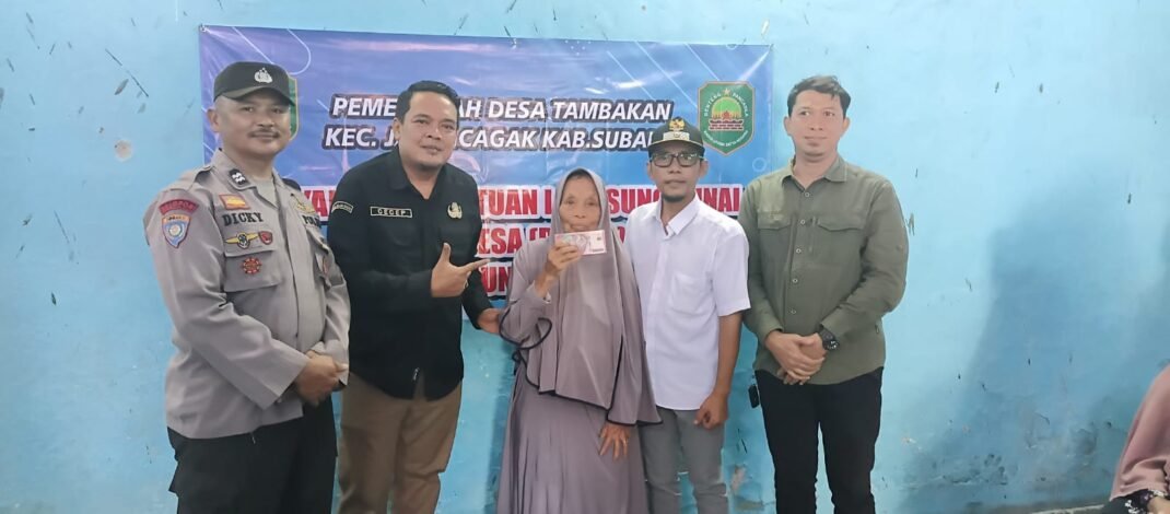 Pemdes Tambakan Salurkan BLT- DD Tahap Satu 2026, Per- KPM Rp 900 Ribu