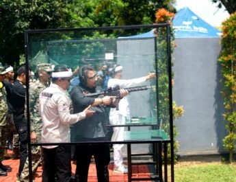 Menengok Adu Ketangkasan Tembak, KDM dan Kang Rey di Momon Persemian Lapangan Tembak Forkopimda di Kodim 0605/Subang