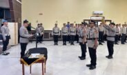 Pimpin Sertijab Kapolsek, Ini Pesan Kapolres Subang
