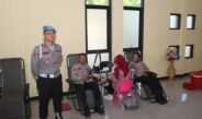 Sambut Hari Bhayangkara Ke-80, Personel Polres Subang Gelar Donor Darah
