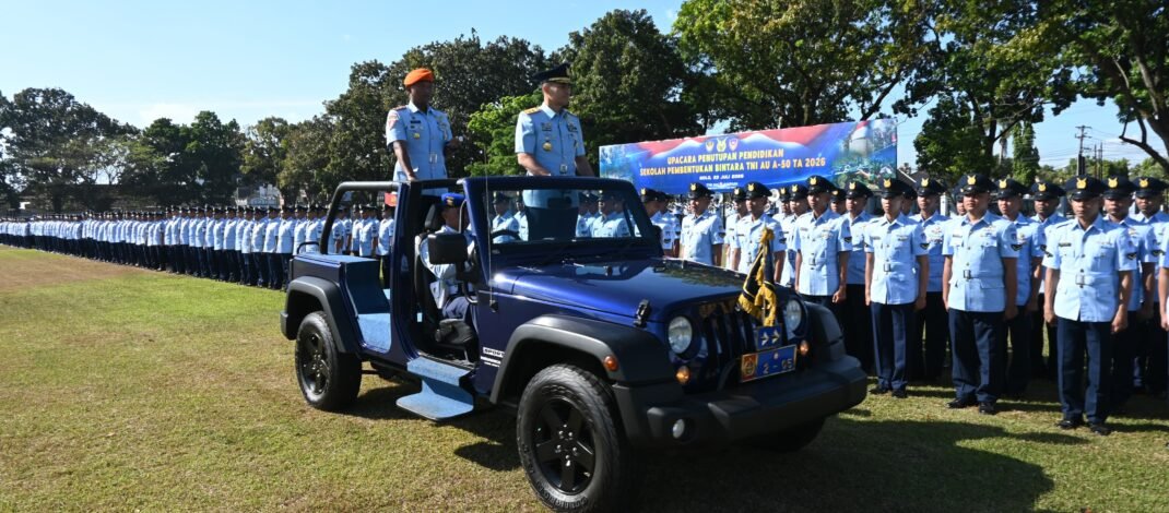 413 Lulusan Setukba TNI AU Angkatan ke-50 Resmi Dilantik Menjadi Serda