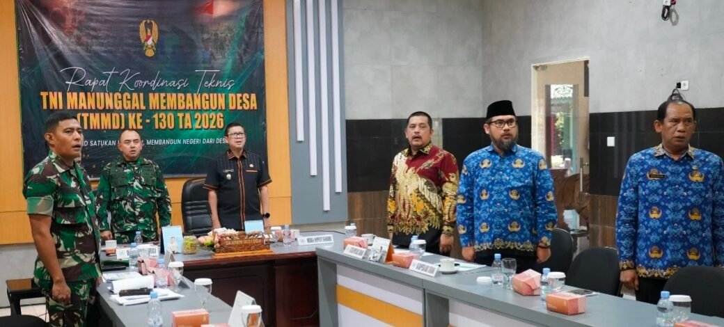 Hadiri Rakornis TMMD ke-130, Kang Akur: TMMD Bakal di Desa Cupunagara