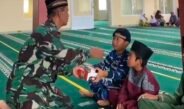 Berkah dari Pelda Carna Ciptakan Kebahagiaan  Anak-Anak