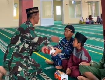 Berkah dari Pelda Carna Ciptakan Kebahagiaan  Anak-Anak