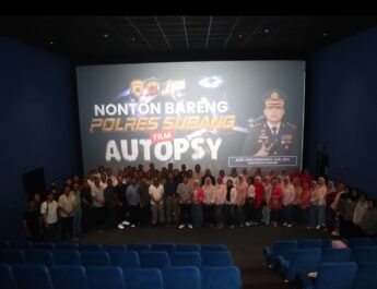 Lewat Nobar Film “Autopsy: Dead Body Can Talk”, Polres Subang Perkuat Kebersamaan dan Profesionalisme Personel