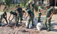 Satgas TMMD ke-130 Angkut Material Pembangunan Sarana Air Bersih di Cupunagara