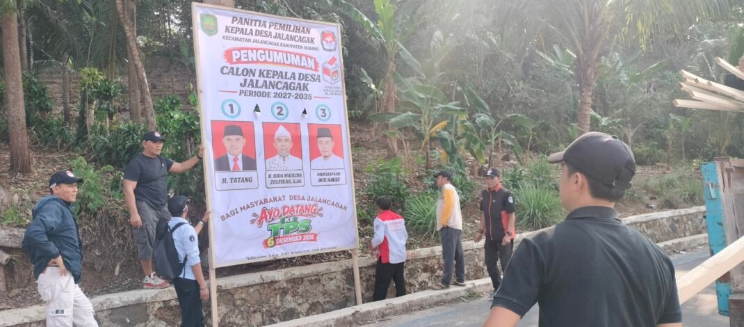 Sambut Pilkades 2026 : Panitia Pilkades Jalancagak Sosialisasikan 3 Nama Calon Kepala Desa